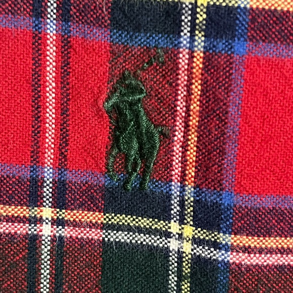 NWOT RALPH LAUREN PLAID FLANNEL BUTTON DOWN SHIRT. SIZE XL - Picture 6 of 8